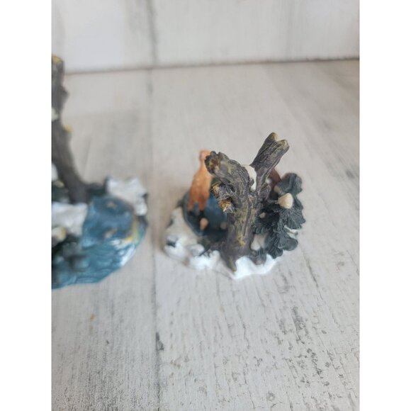 Forest deer AS IS woods scenic village accessory xmas - Picture 5 of 9